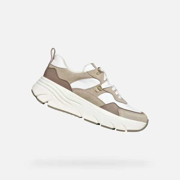 Geox Diamanta Wit/Beige