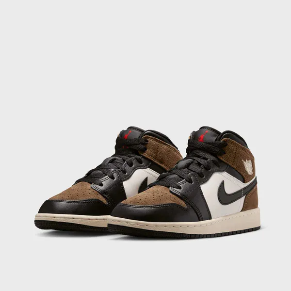 Jordan 1 Mid (GS) Bruin, foto 3 van 3