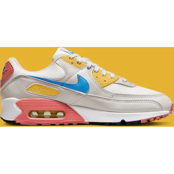 Nike Air Max 90 Wit/Blauw/Geel/Zalm