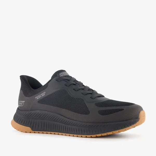 Skechers Slip-Ins: Bob Sport Squad Zwart/Bruin Extra Comfort Memory Foam, vergelijk prijzen bij 1 winkel