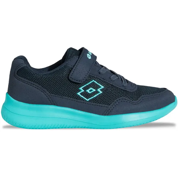 Lotto Schoenen CONNECT BC K Lage kindersneaker 2600002K NAVY/AQUA
