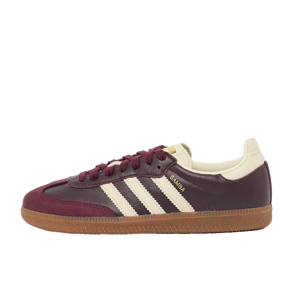 adidas Samba OG Maroon Crewht Gold, vergelijk prijzen bij 1 winkel