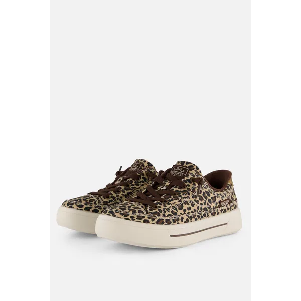 Skechers Slip-Ins Bobs Bruin Panterprint, vergelijk prijzen bij 1 winkel