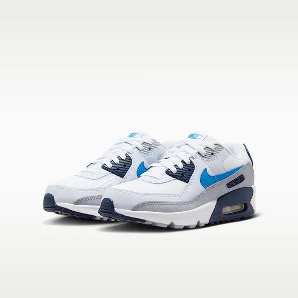Nike Air Max 90 Wit/Grijs/Blauw Kids, vergelijk prijzen bij 1 winkel