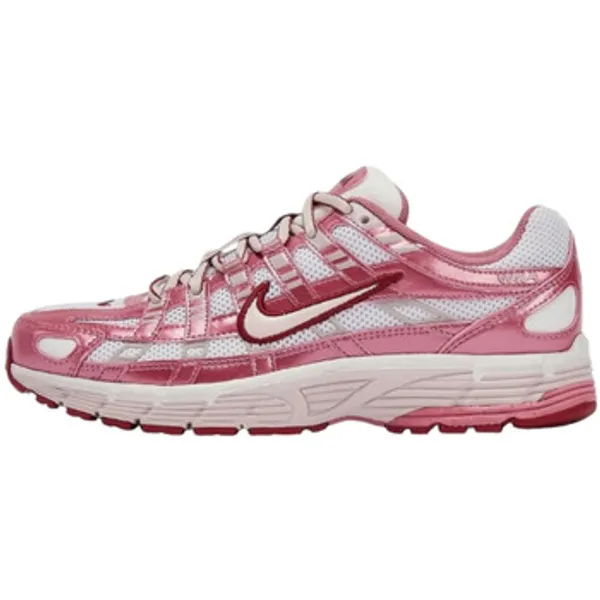 Lage Sneakers Nike P-6000 White Silt Red Peony