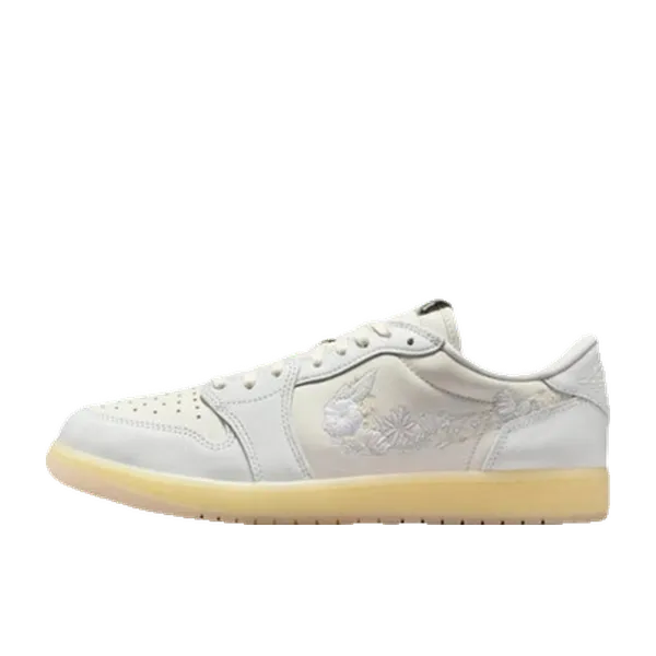 Nike 1 Retro Low OG Rabbit Floral Swoosh Wit, vergelijk prijzen bij 2 winkels