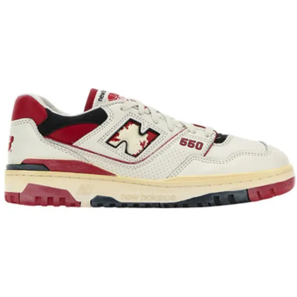 New Balance 550 Premium Wit Avec Détails Rood, vergelijk prijzen bij 1 winkel