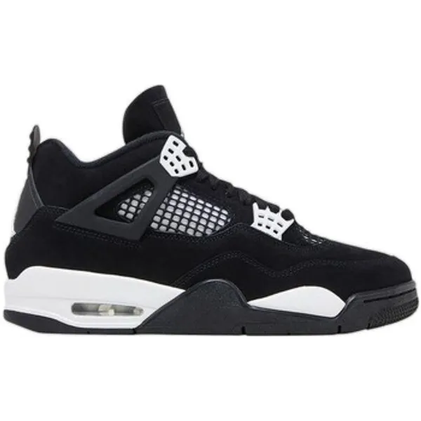 Nike Basketbalschoenen Nike Baskets Air Jordan 4 Retro White Thunder nubuck noir — vergelijk prijzen bij 1 winkel