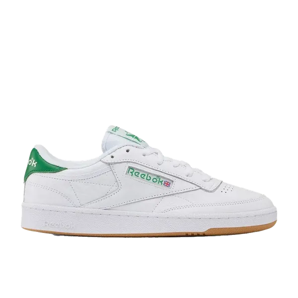 Reebok Club C 85 White/Glen Green/Rubber Gum (Wit), vergelijk prijzen bij 1 winkel