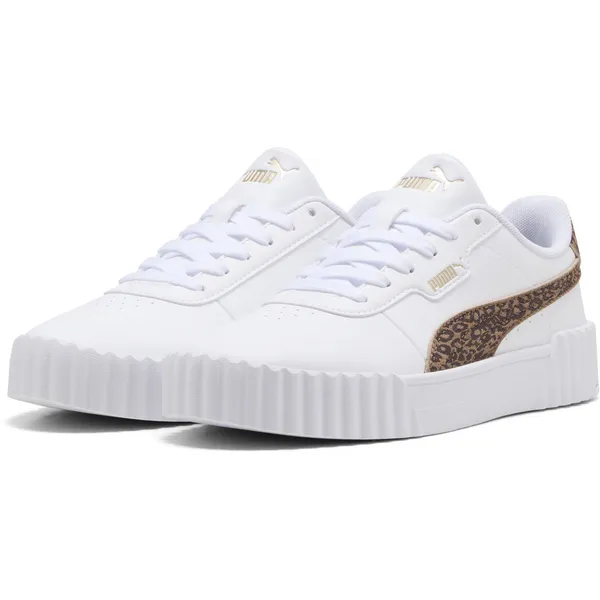 Puma Carina 3.0 Feline Dames Sneakers - PUMA PUMA White-Soft Taupe