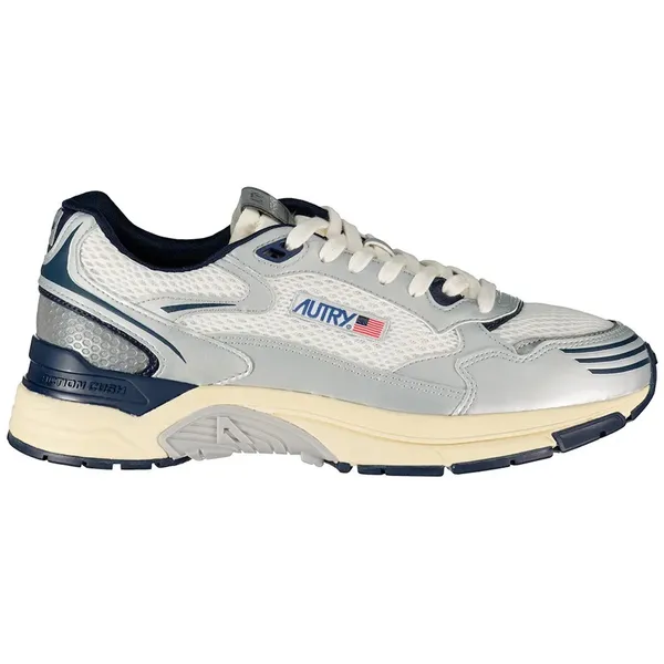 Autry Low Schoenen EU Man Mesh / Mirror Silver / White / Space Blue