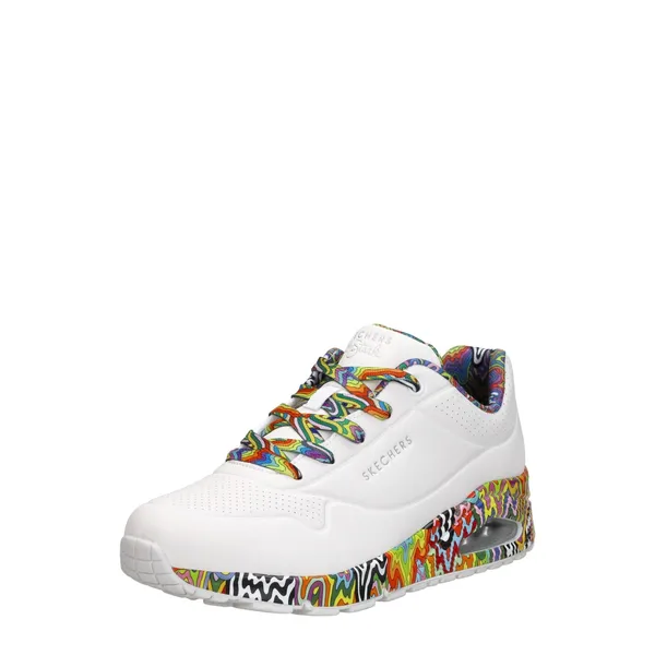 Skechers Jen Stark: Uno Mini Drip Wit, foto 2 van 4