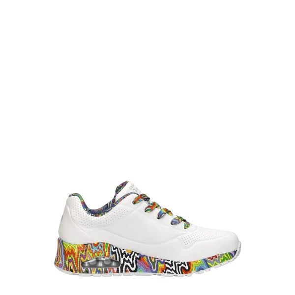 Skechers Jen Stark: Uno Mini Drip Wit, foto 4 van 4