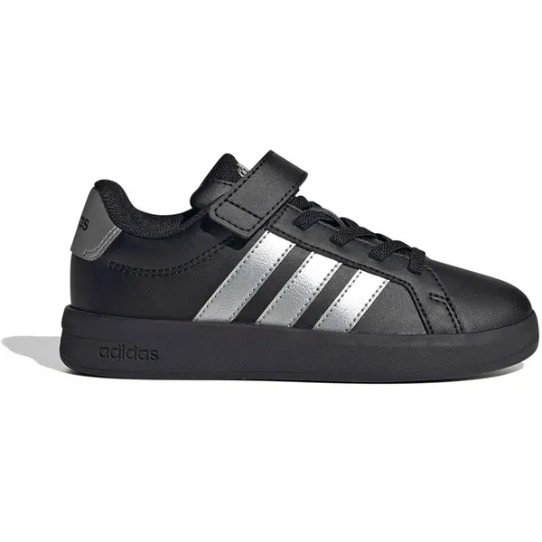 Adidas Grand Court 3.0 Gymnastikskor För Barn Zwart EU Kinderen Core Black / Silver Metallic / Core Black