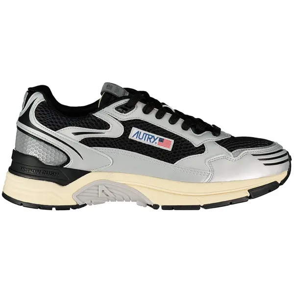 Autry Low Schoenen EU Man Mesh Mirror Silver / Black / Black