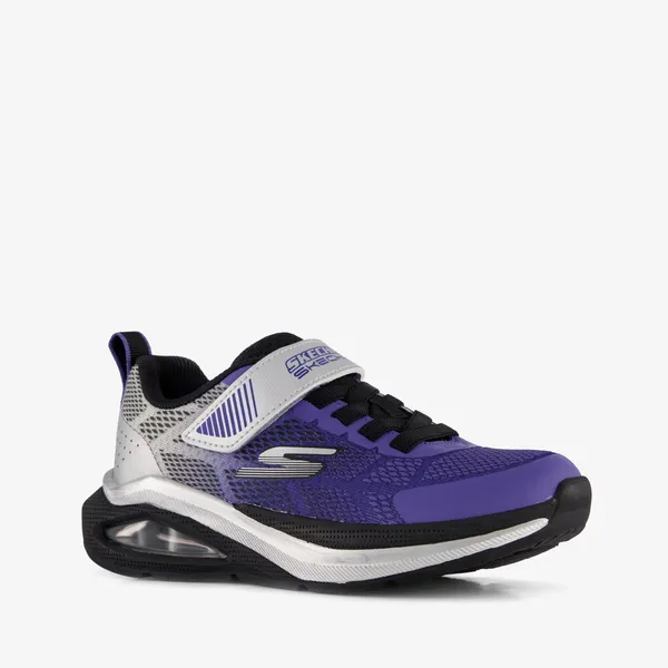 Skechers Microspec Max Velocity Blauw/Grijs Kids, vergelijk prijzen bij 1 winkel