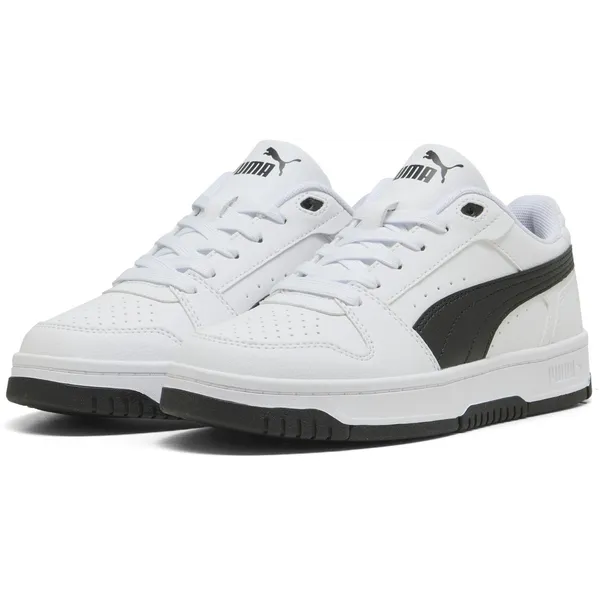 Puma Rebound Slam Lo Jr White-Black, vergelijk prijzen bij 1 winkel