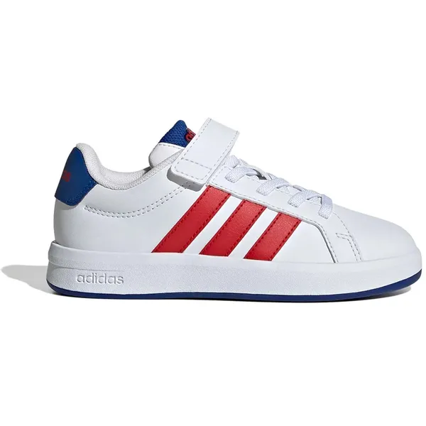 Adidas Grand Court 3.0 Gymnastikskor För Barn Wit EU 28 1/2 Kinderen Ftwr White / Team Royal Blue / Better Scarlet