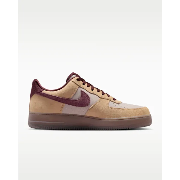 Nike Air Force 1 '07 PRM Linen/Burgundy Crush Beige Bordeauxrood Premium, vergelijk prijzen bij 1 winkel