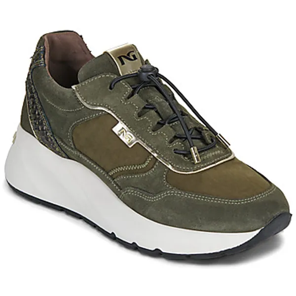NeroGiardini Lage Sneakers Khaki, vergelijk prijzen bij 1 winkel