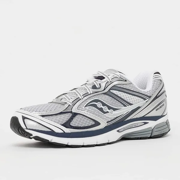 Saucony ProGrid Guide 7 Fog/Naval Retro Running Grijs/Blauw, foto 2 van 3