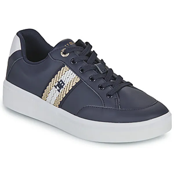 Tommy Hilfiger Lage Sneakers  COURT SNEAKER WITH WEBBING Marine