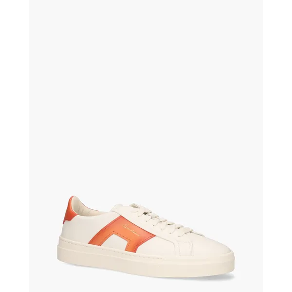 Santoni Sneakers Wit/Oranje, foto 2 van 2