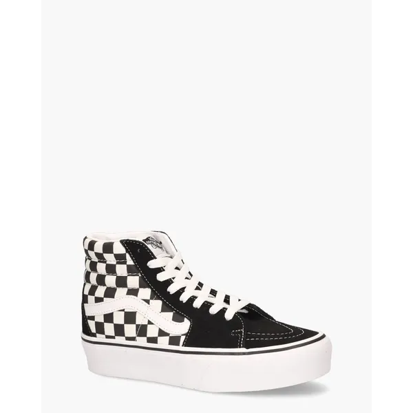Vans Checkerboard SK8-Hi Platform 2.0 Zwart/Wit, foto 2 van 2