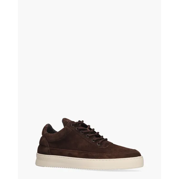 Filling Pieces Low Top Suede Donkerbruin, foto 2 van 2