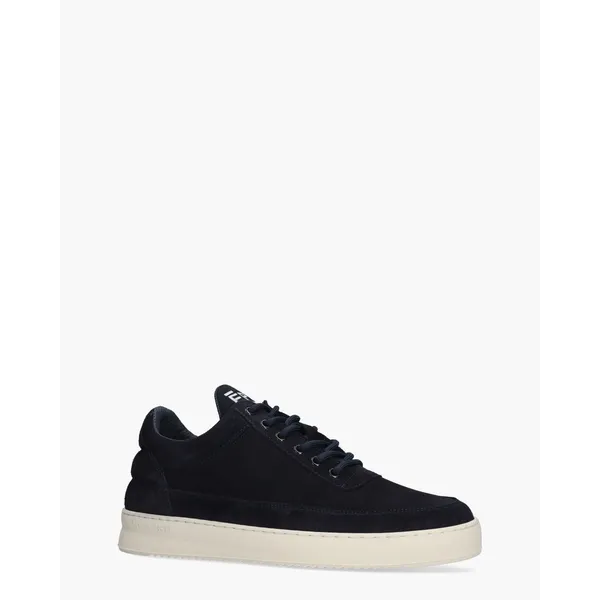Filling Pieces Low Top Suede Donkerblauw, foto 2 van 2