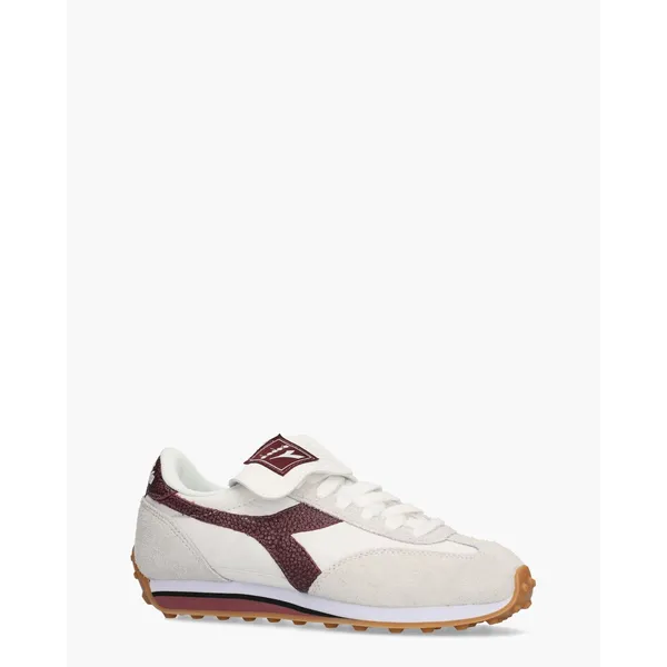 Diadora Sport Rally Indoor Wit/Bordeauxrood, foto 2 van 2