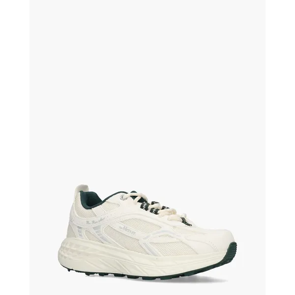 Mercer Amsterdam Re-Run Max Suède Off-white/Donkergroen, foto 2 van 2