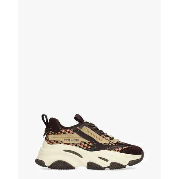 Steve Madden Possession-E Plaid Donkerbruin/Multicolor, vergelijk prijzen bij 1 winkel