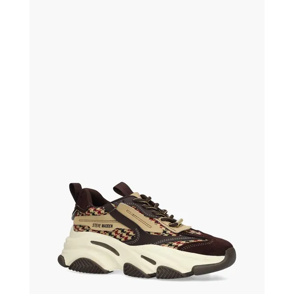 Steve Madden Possession-E Plaid Donkerbruin/Multicolor, foto 2 van 2
