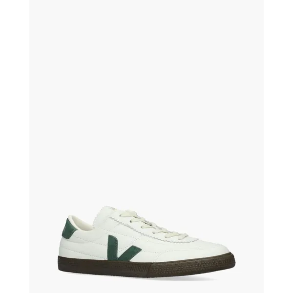Veja Panenka Leather Wit/Groen, foto 2 van 2