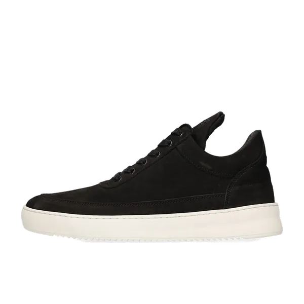 Filling Pieces Low Top Nubuck Zwart, vergelijk prijzen bij 1 winkel