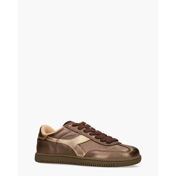 Diadora Sport Trainer Metalized Donkerbruin/Roségoud, foto 2 van 2
