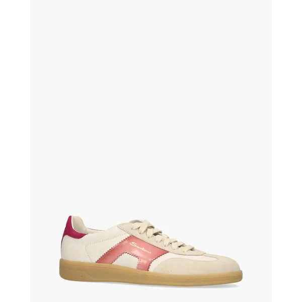 Santoni Sneakers Off-white/Roze, foto 2 van 2