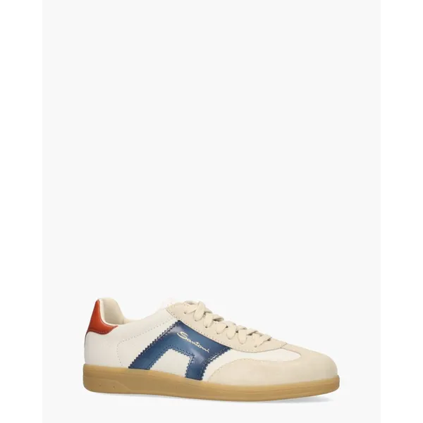 Santoni Sneakers Off-white/Blauw/Rood, foto 2 van 2