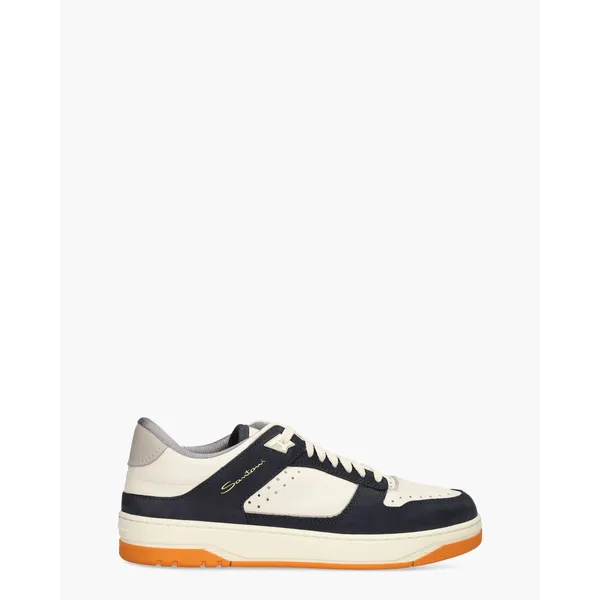 Santoni Sneakers Off-white/Donkerblauw, vergelijk prijzen bij 1 winkel