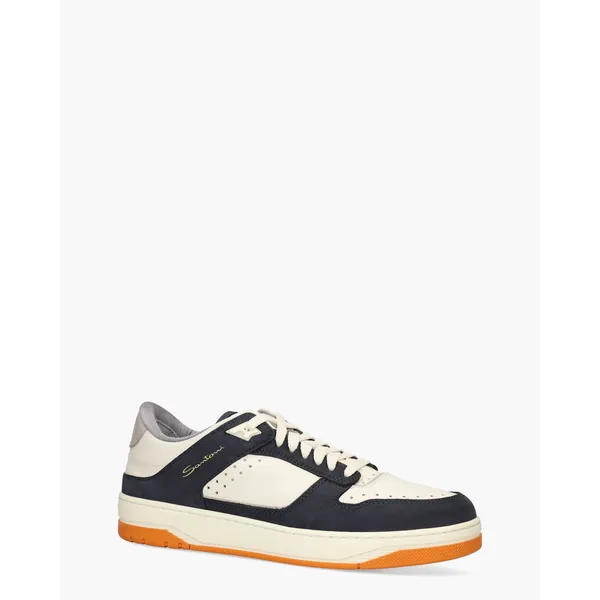 Santoni Sneakers Off-white/Donkerblauw, foto 2 van 2