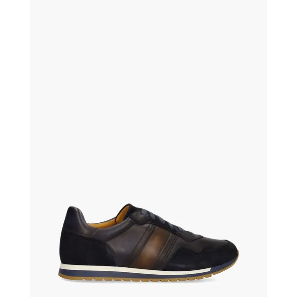 Magnanni Sneakers Donkerblauw/Cognac, vergelijk prijzen bij 1 winkel