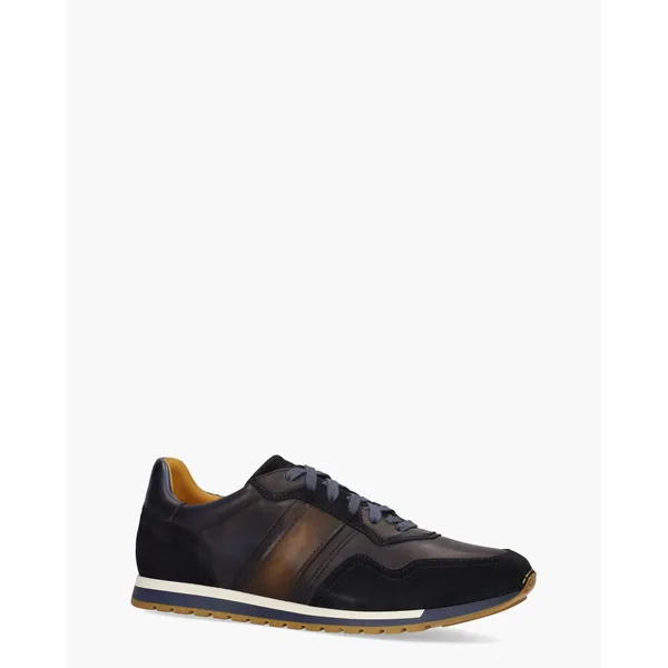 Magnanni Sneakers Donkerblauw/Cognac, foto 2 van 2
