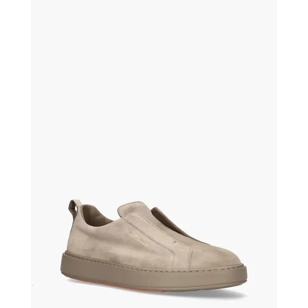 Santoni Sneakers Taupe/Bruin, foto 2 van 2