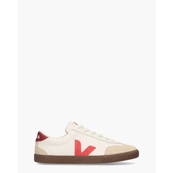 Veja Volley Leather Wit/Rood, vergelijk prijzen bij 1 winkel