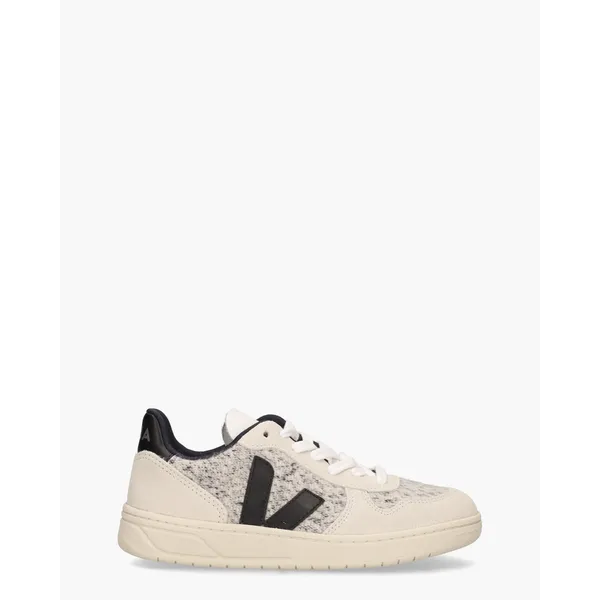 Veja V-10 Flannel Off-white/Zwart, vergelijk prijzen bij 1 winkel