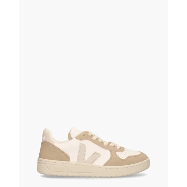 Veja V-10 Chromefree Leather Wit/Bruin/Beige, vergelijk prijzen bij 1 winkel