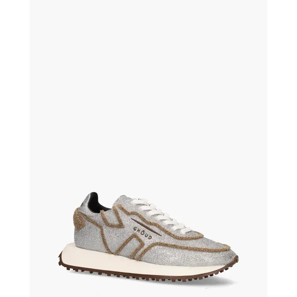 Ghoud Rush One Low Glitter Zilver/Bruin, foto 2 van 2
