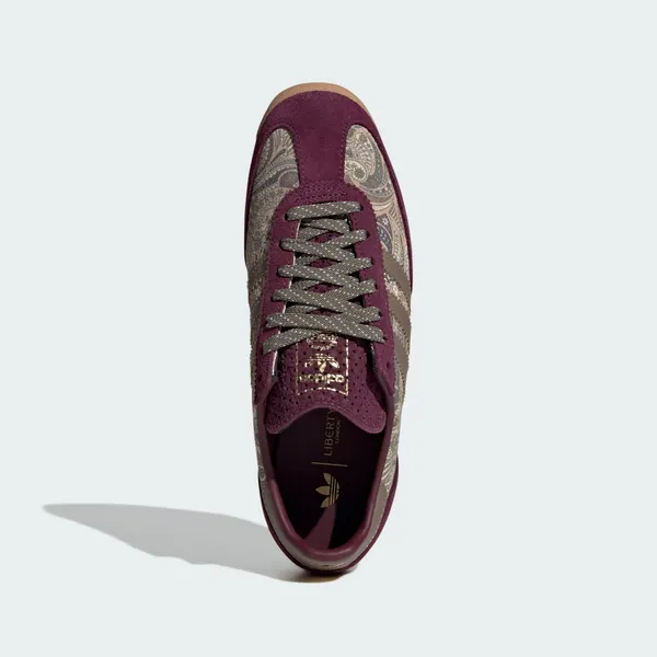adidas Originals SL 72 X Liberty London Maroon Khaki Six Olive Strata, foto 2 van 4
