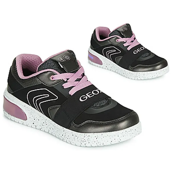 Geox J Xled Girl Zwart, vergelijk prijzen bij 1 winkel